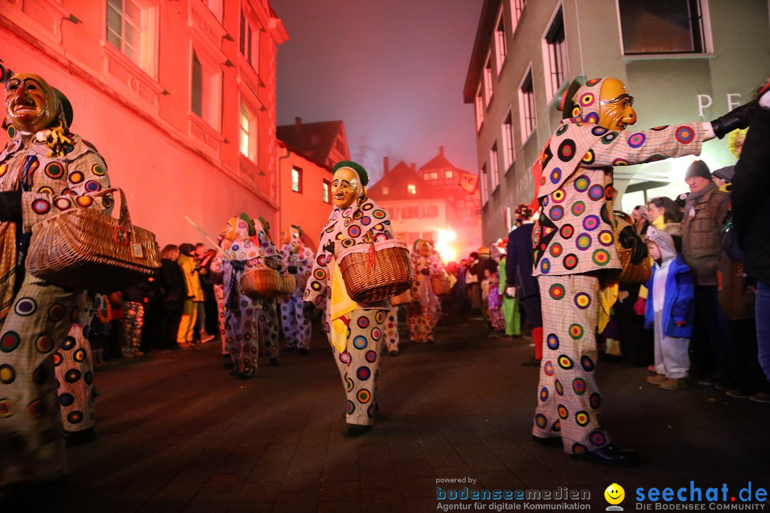 Narrentag des Viererbundes 2020: Nachtumzug in Ueberlingen, 25.01.2020