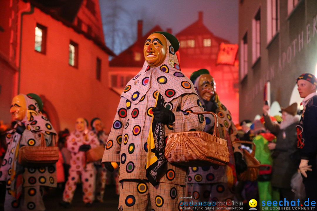 Narrentag des Viererbundes 2020: Nachtumzug in Ueberlingen, 25.01.2020