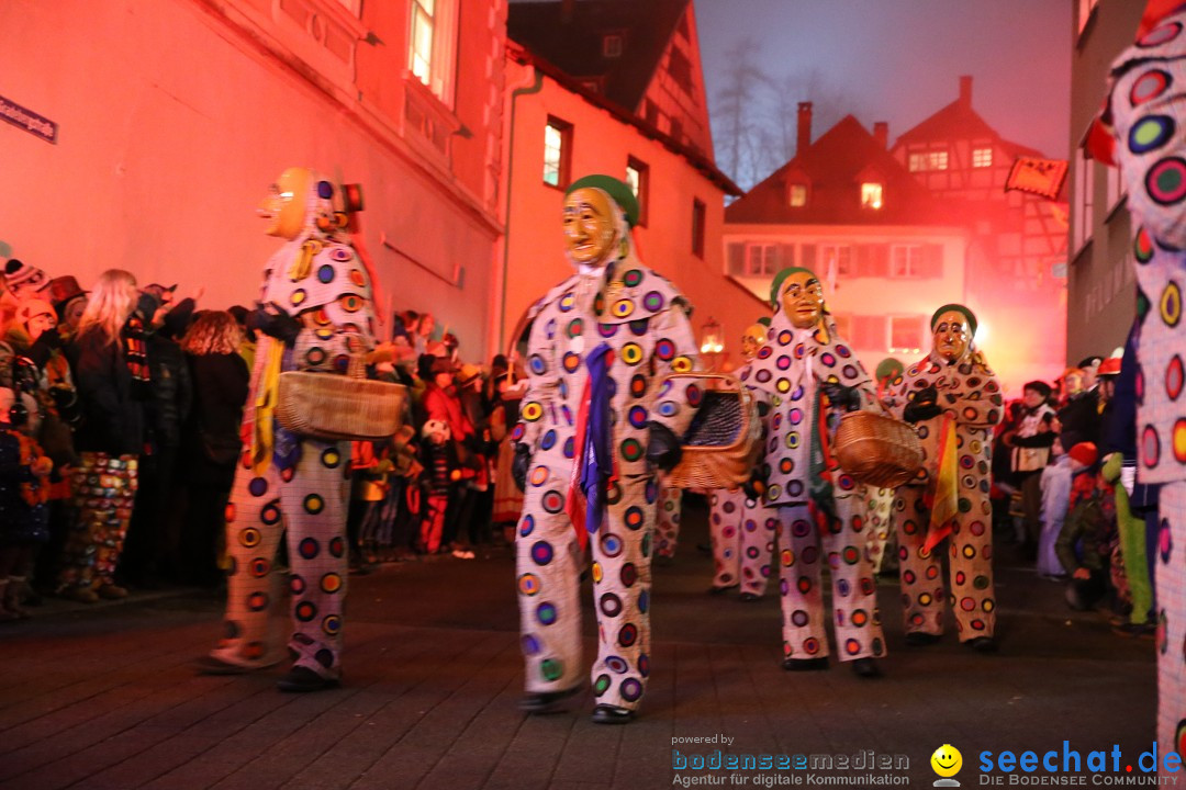 Narrentag des Viererbundes 2020: Nachtumzug in Ueberlingen, 25.01.2020