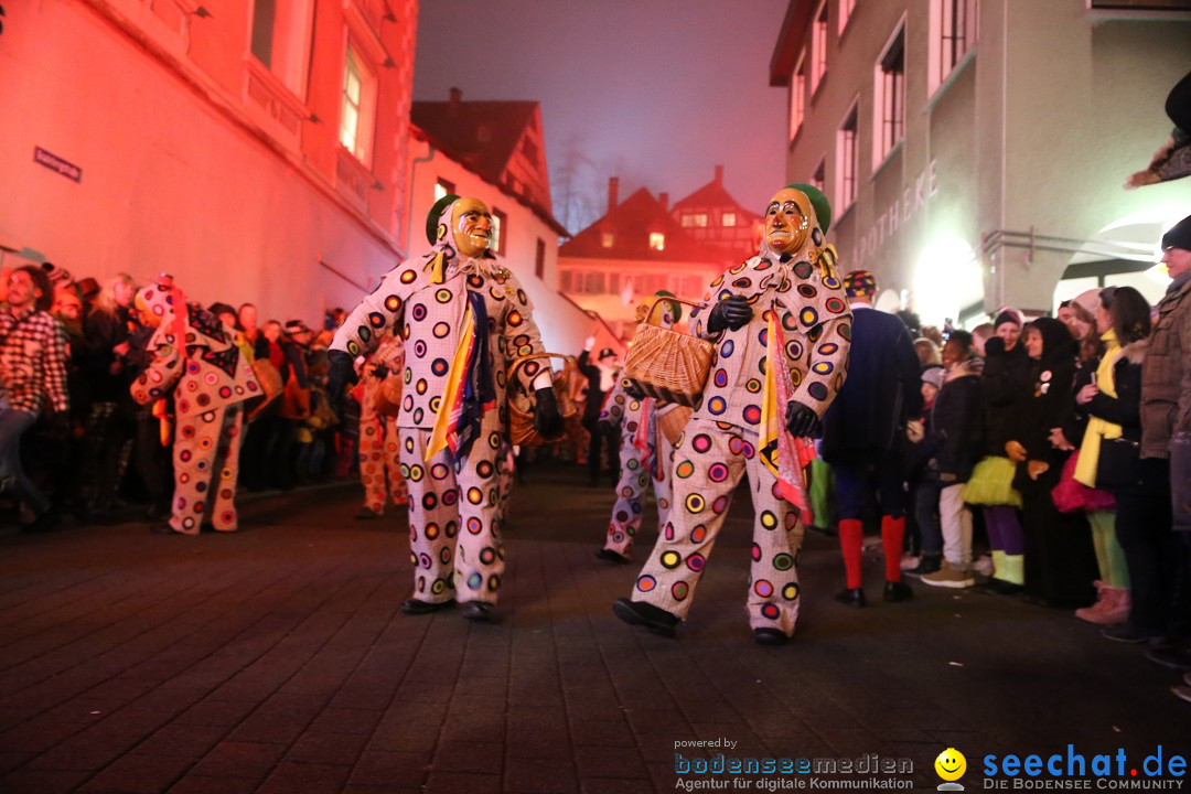 Narrentag des Viererbundes 2020: Nachtumzug in Ueberlingen, 25.01.2020