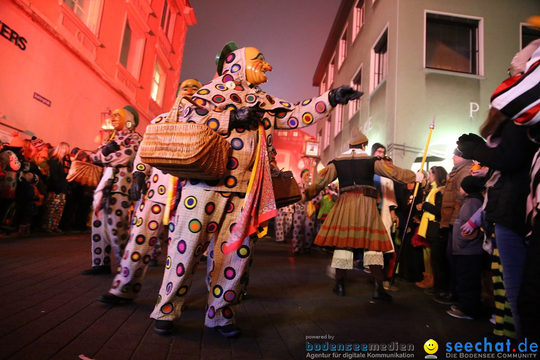 Narrentag des Viererbundes 2020: Nachtumzug in Ueberlingen, 25.01.2020