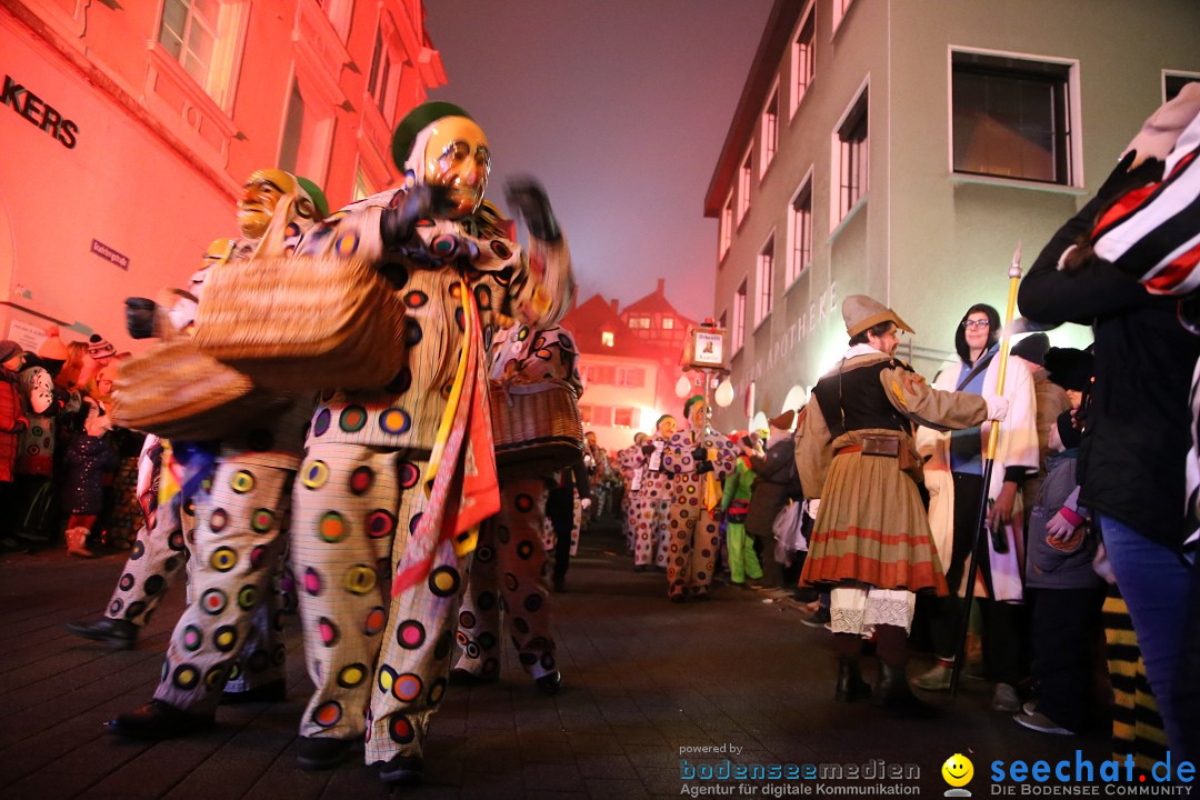 Narrentag des Viererbundes 2020: Nachtumzug in Ueberlingen, 25.01.2020