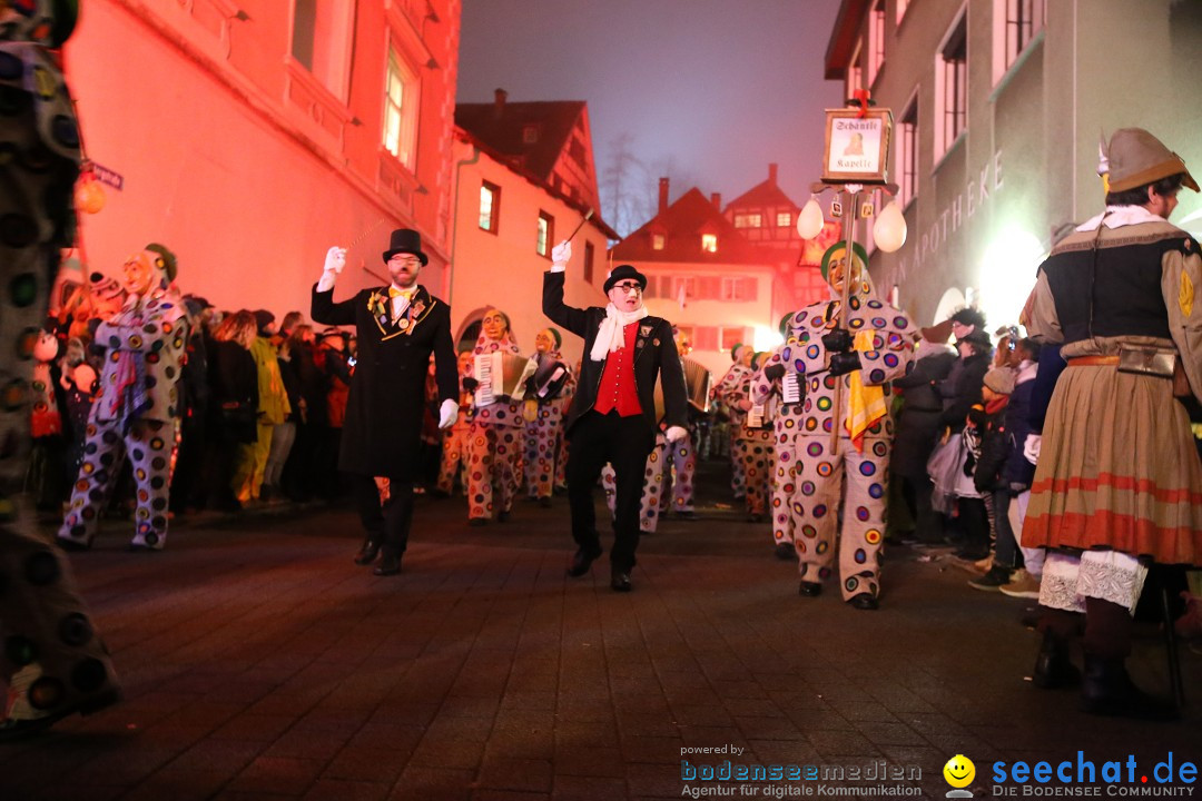 Narrentag des Viererbundes 2020: Nachtumzug in Ueberlingen, 25.01.2020