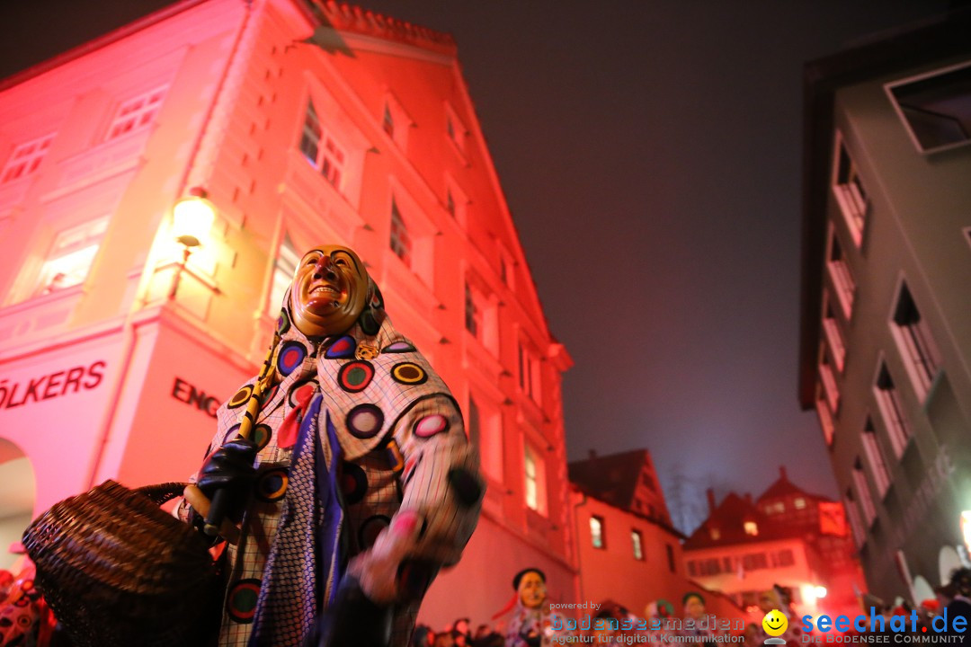 Narrentag des Viererbundes 2020: Nachtumzug in Ueberlingen, 25.01.2020