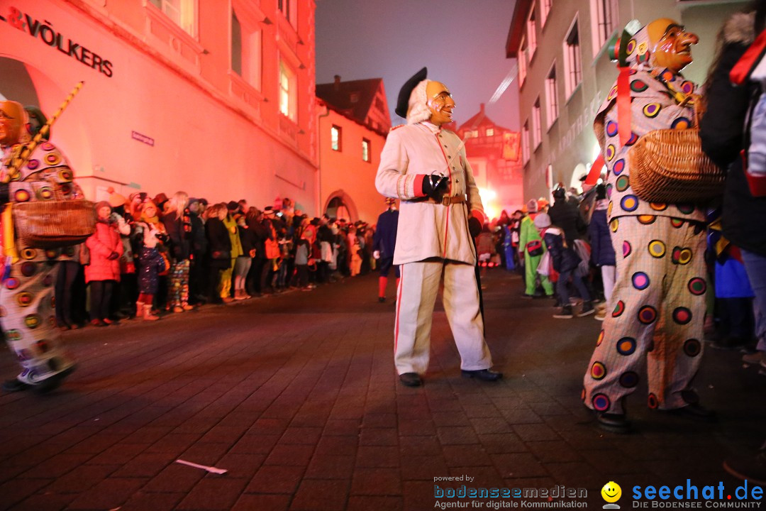 Narrentag des Viererbundes 2020: Nachtumzug in Ueberlingen, 25.01.2020