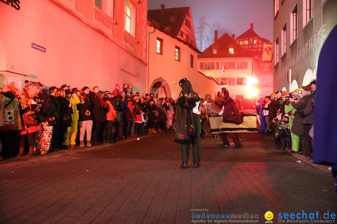 Narrentag des Viererbundes 2020: Nachtumzug in Ueberlingen, 25.01.2020