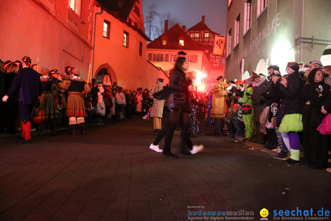 Narrentag des Viererbundes 2020: Nachtumzug in Ueberlingen, 25.01.2020