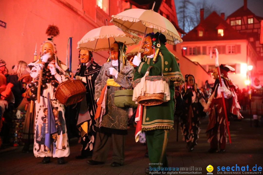 Narrentag des Viererbundes 2020: Nachtumzug in Ueberlingen, 25.01.2020