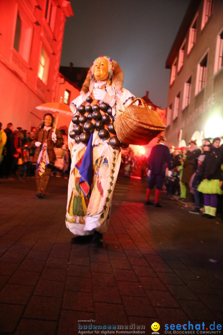 Narrentag des Viererbundes 2020: Nachtumzug in Ueberlingen, 25.01.2020