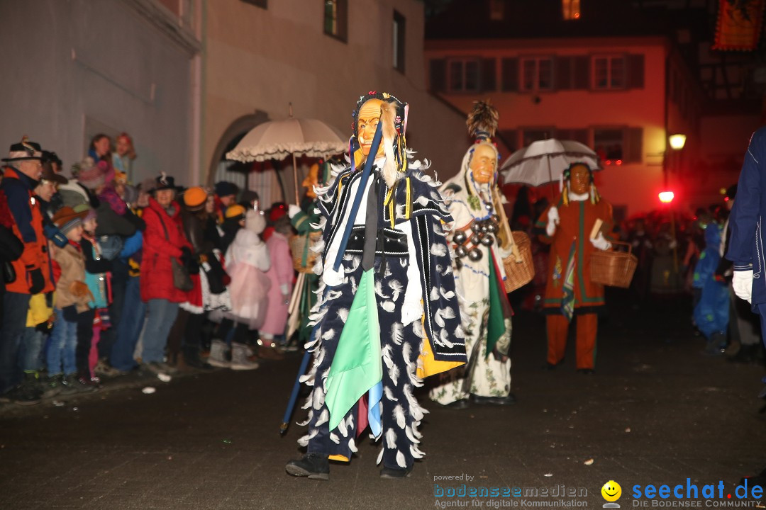 Narrentag des Viererbundes 2020: Nachtumzug in Ueberlingen, 25.01.2020