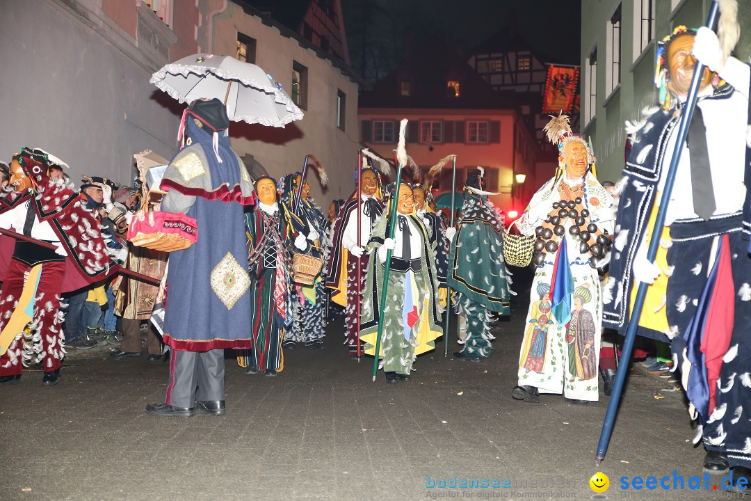 Narrentag des Viererbundes 2020: Nachtumzug in Ueberlingen, 25.01.2020