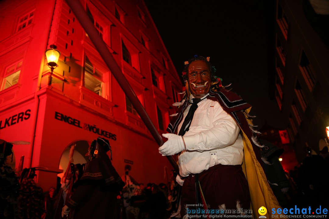 Narrentag des Viererbundes 2020: Nachtumzug in Ueberlingen, 25.01.2020