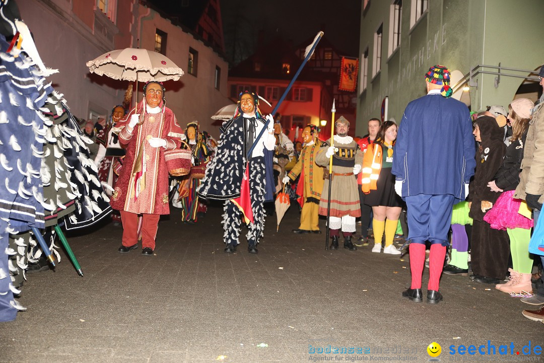 Narrentag des Viererbundes 2020: Nachtumzug in Ueberlingen, 25.01.2020