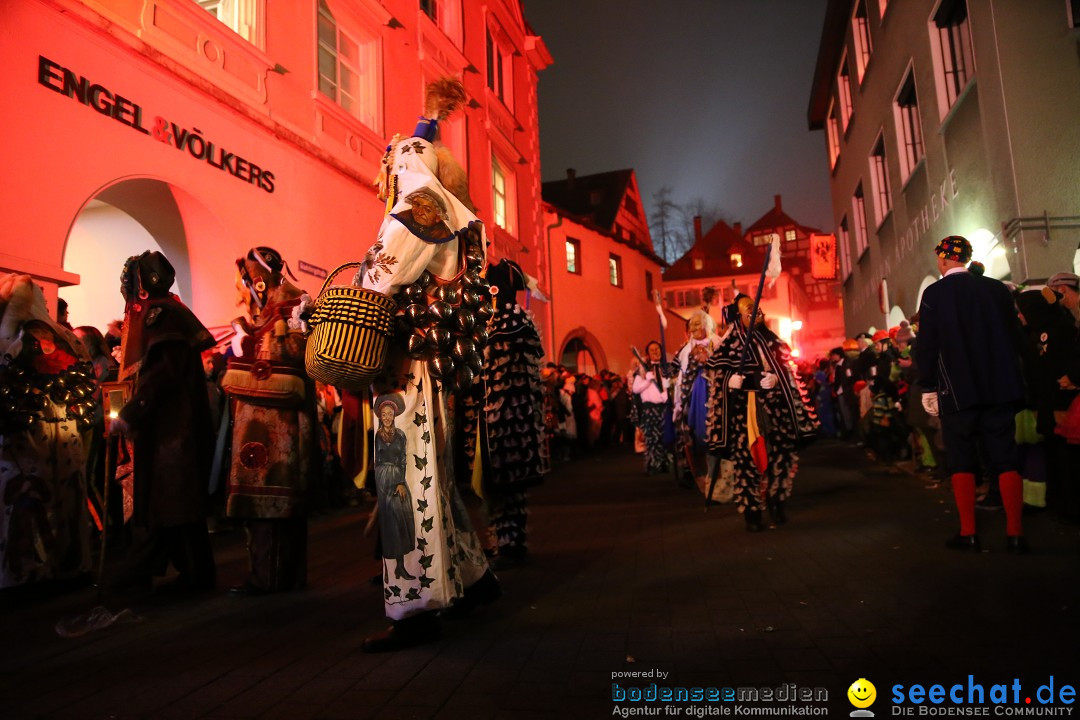 Narrentag des Viererbundes 2020: Nachtumzug in Ueberlingen, 25.01.2020