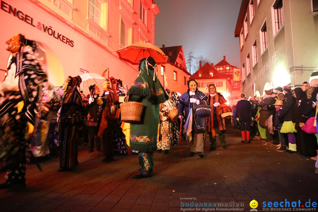 Narrentag des Viererbundes 2020: Nachtumzug in Ueberlingen, 25.01.2020