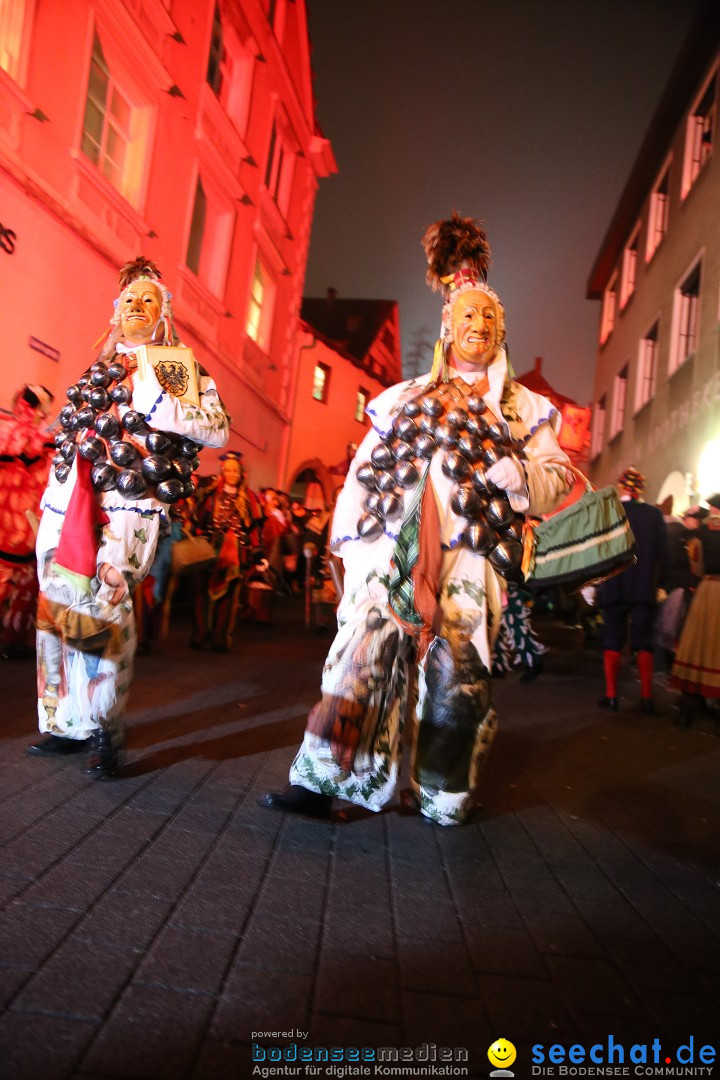 Narrentag des Viererbundes 2020: Nachtumzug in Ueberlingen, 25.01.2020