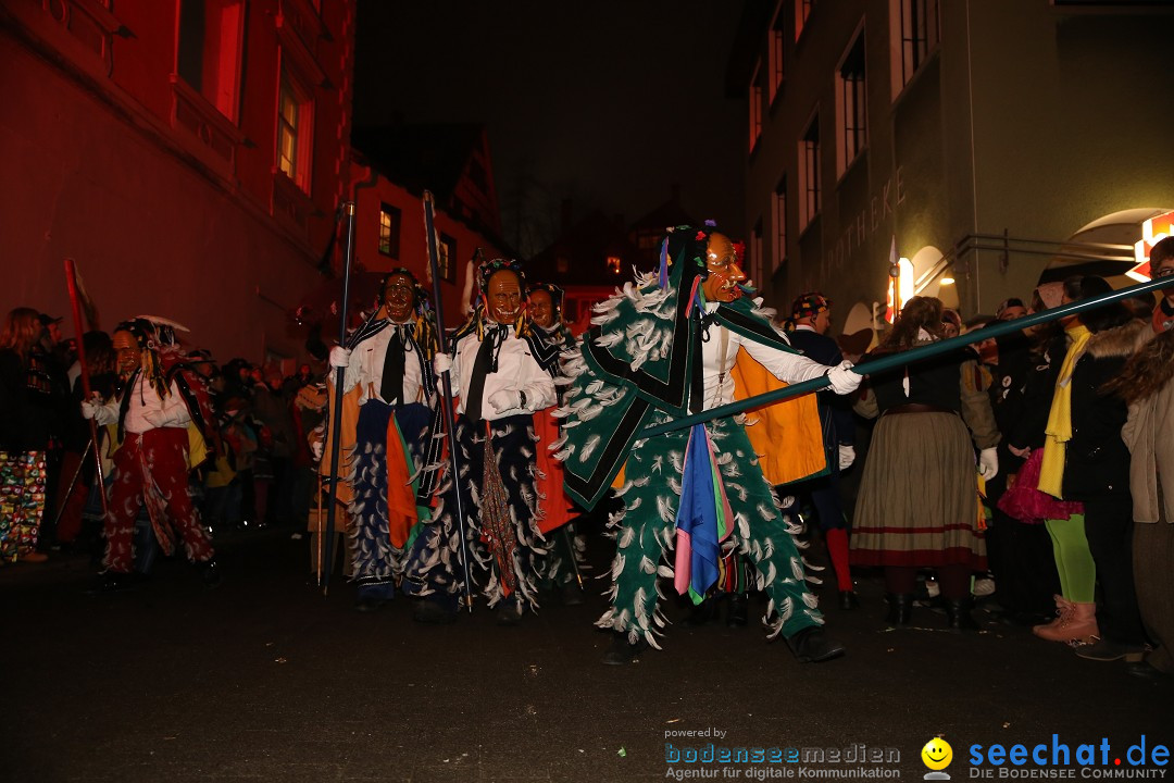 Narrentag des Viererbundes 2020: Nachtumzug in Ueberlingen, 25.01.2020