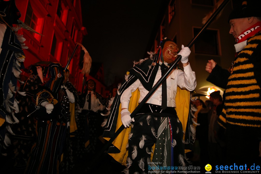 Narrentag des Viererbundes 2020: Nachtumzug in Ueberlingen, 25.01.2020