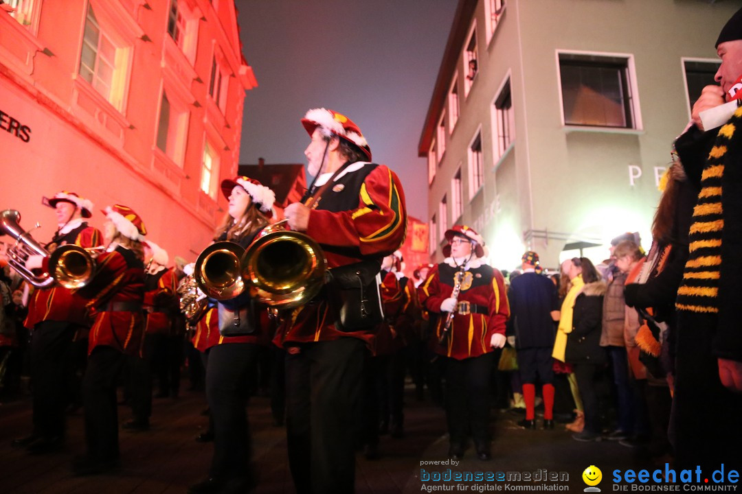 Narrentag des Viererbundes 2020: Nachtumzug in Ueberlingen, 25.01.2020