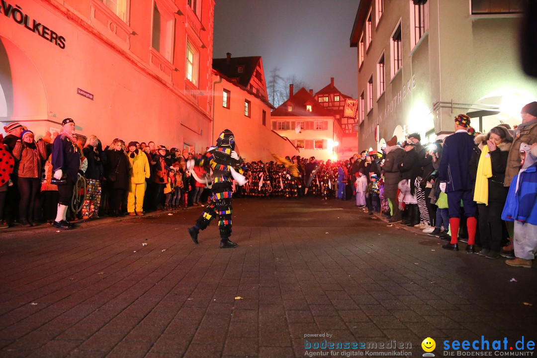 Narrentag des Viererbundes 2020: Nachtumzug in Ueberlingen, 25.01.2020