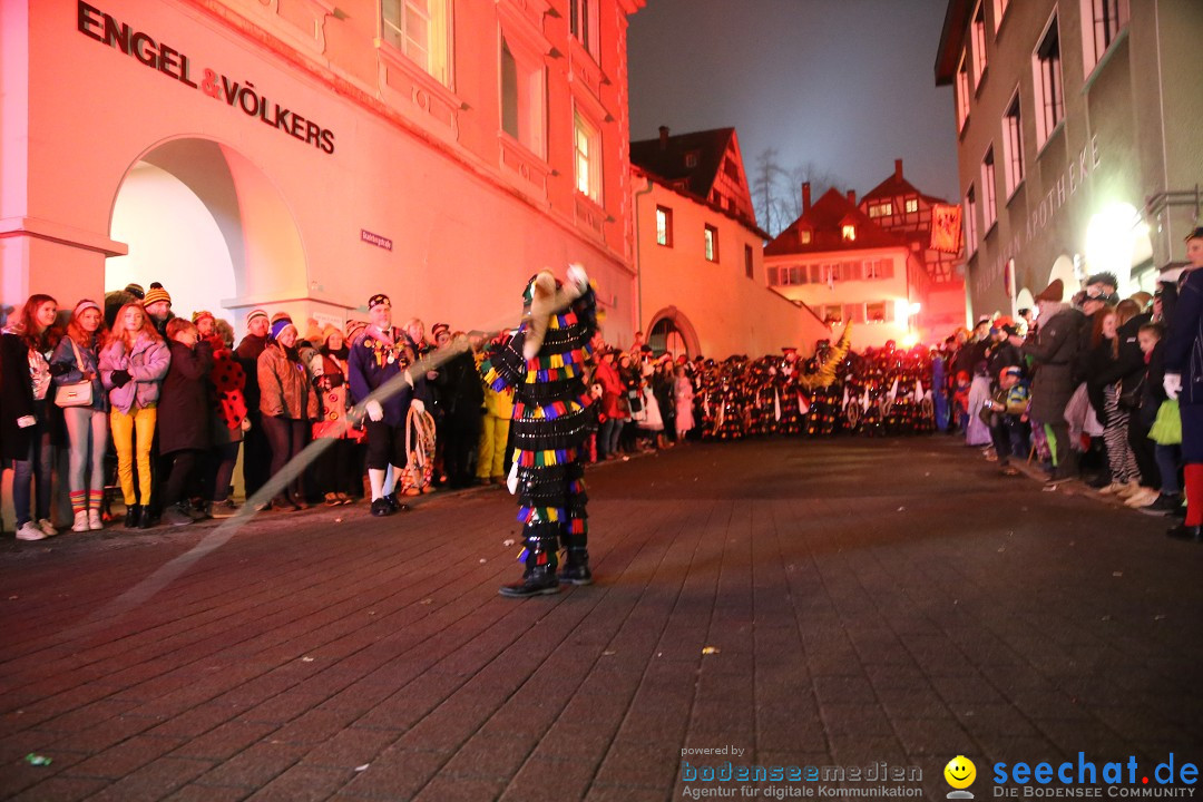 Narrentag des Viererbundes 2020: Nachtumzug in Ueberlingen, 25.01.2020