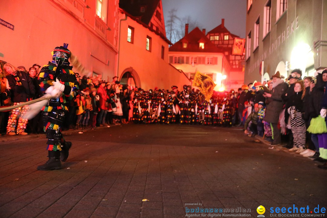 Narrentag des Viererbundes 2020: Nachtumzug in Ueberlingen, 25.01.2020