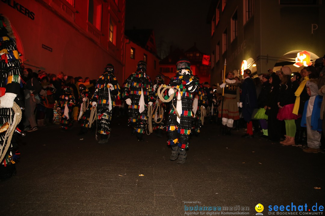 Narrentag des Viererbundes 2020: Nachtumzug in Ueberlingen, 25.01.2020