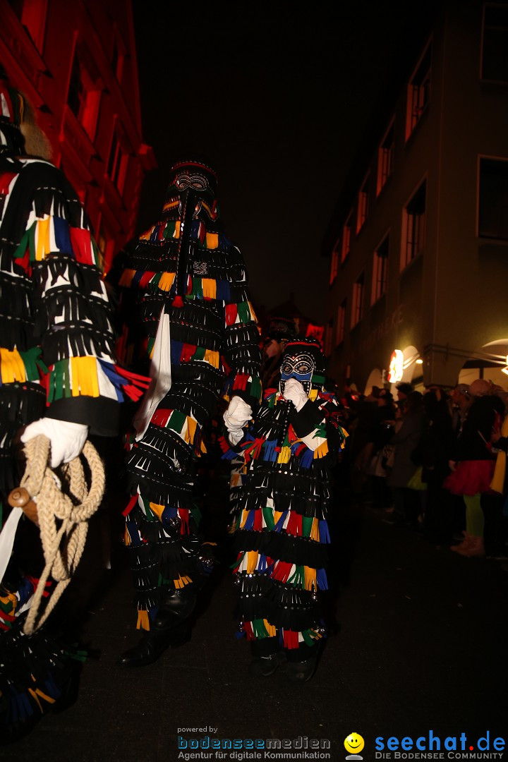 Narrentag des Viererbundes 2020: Nachtumzug in Ueberlingen, 25.01.2020