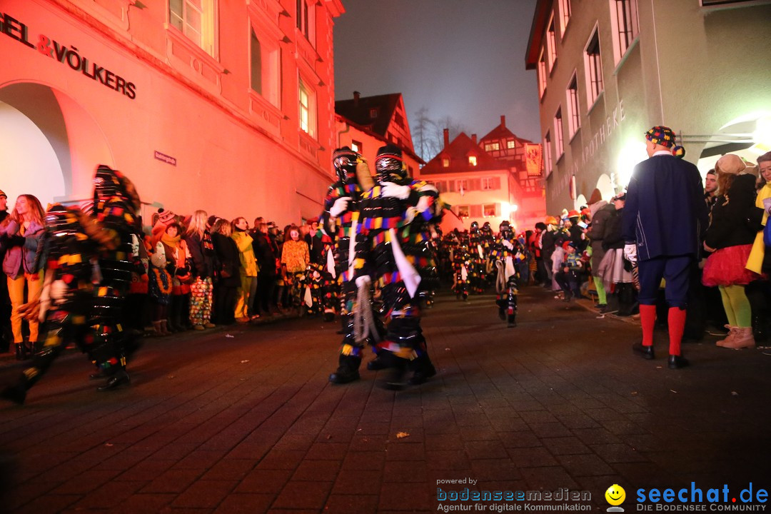 Narrentag des Viererbundes 2020: Nachtumzug in Ueberlingen, 25.01.2020