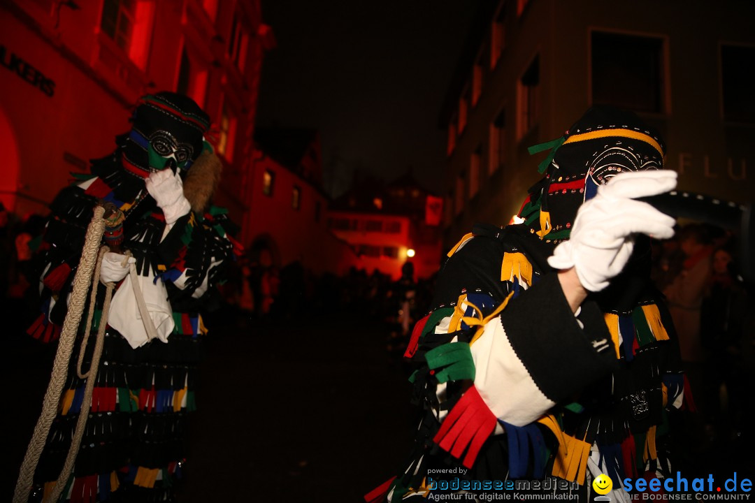 Narrentag des Viererbundes 2020: Nachtumzug in Ueberlingen, 25.01.2020