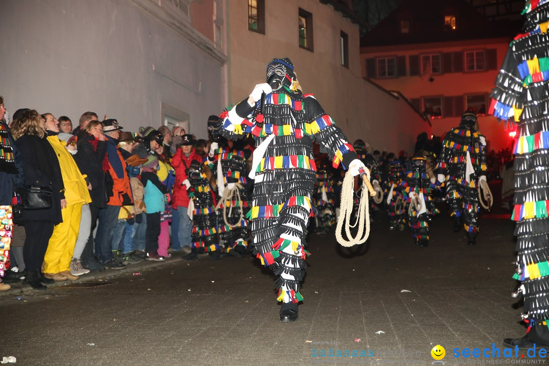 Narrentag des Viererbundes 2020: Nachtumzug in Ueberlingen, 25.01.2020