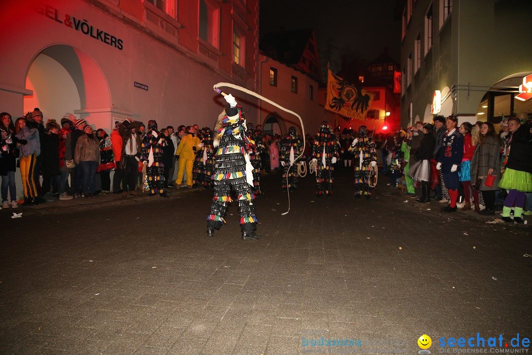 Narrentag des Viererbundes 2020: Nachtumzug in Ueberlingen, 25.01.2020