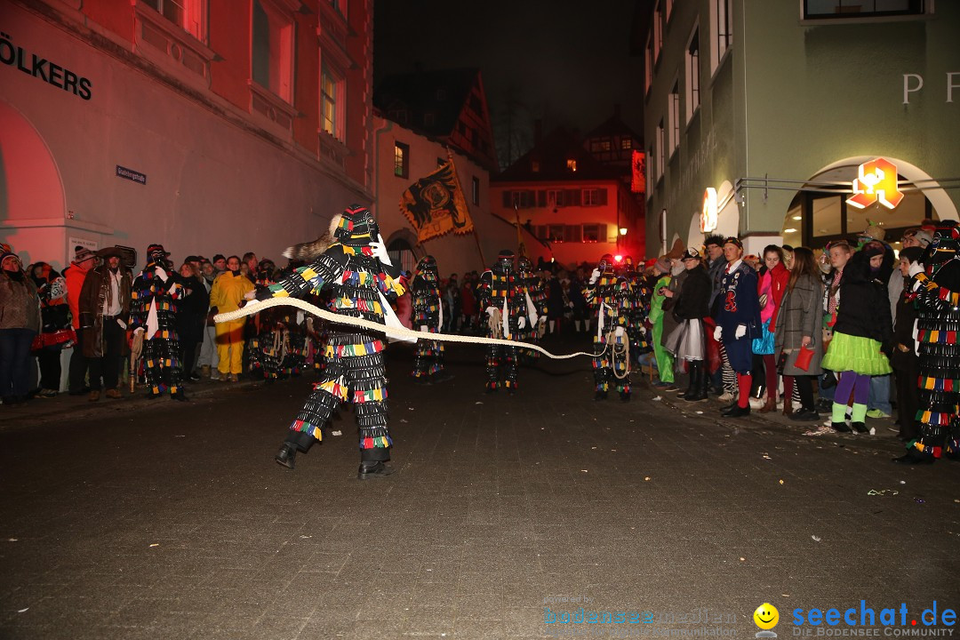 Narrentag des Viererbundes 2020: Nachtumzug in Ueberlingen, 25.01.2020