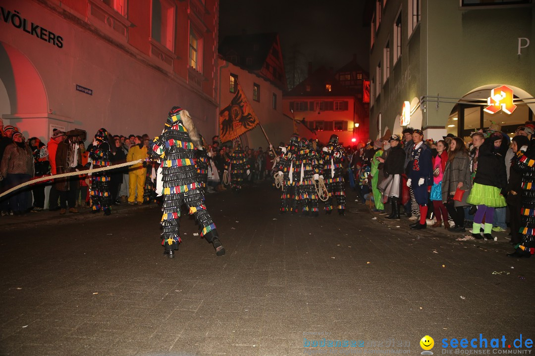 Narrentag des Viererbundes 2020: Nachtumzug in Ueberlingen, 25.01.2020