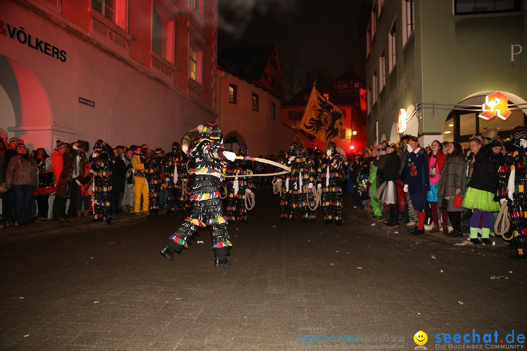 Narrentag des Viererbundes 2020: Nachtumzug in Ueberlingen, 25.01.2020