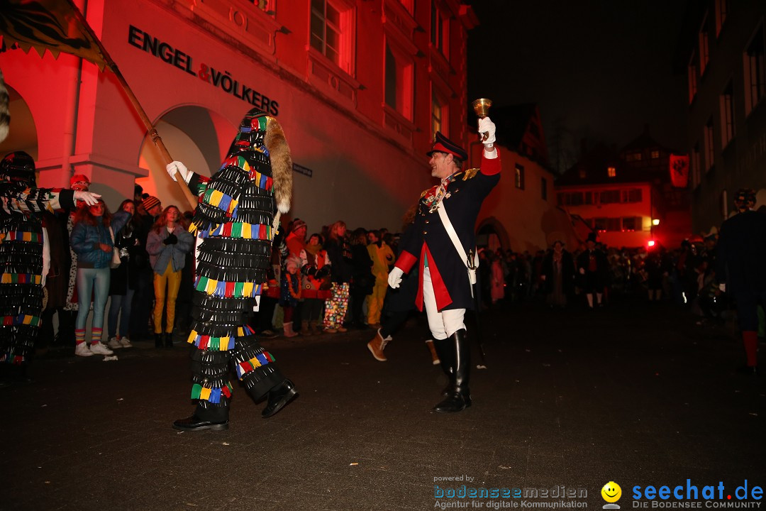 Narrentag des Viererbundes 2020: Nachtumzug in Ueberlingen, 25.01.2020