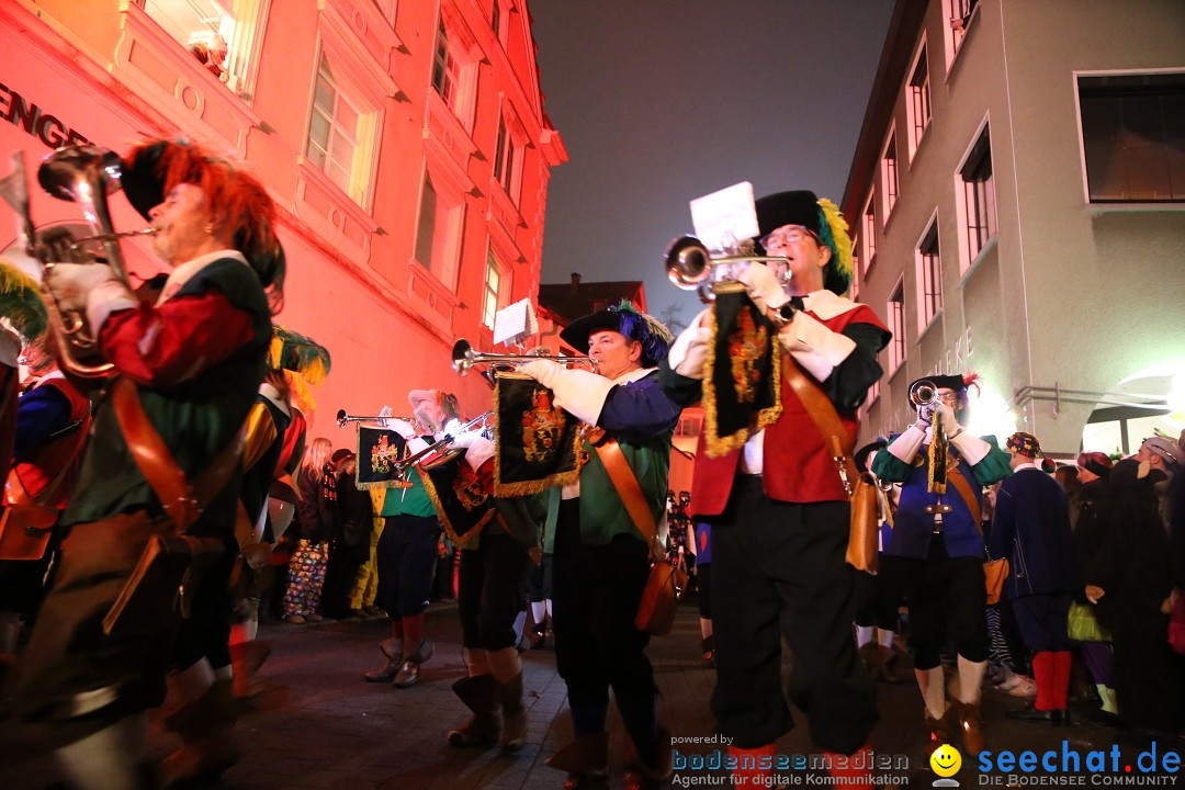 Narrentag des Viererbundes 2020: Nachtumzug in Ueberlingen, 25.01.2020