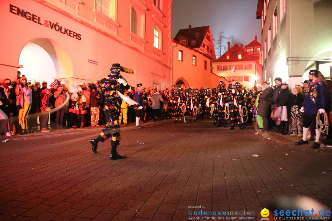 Narrentag des Viererbundes 2020: Nachtumzug in Ueberlingen, 25.01.2020