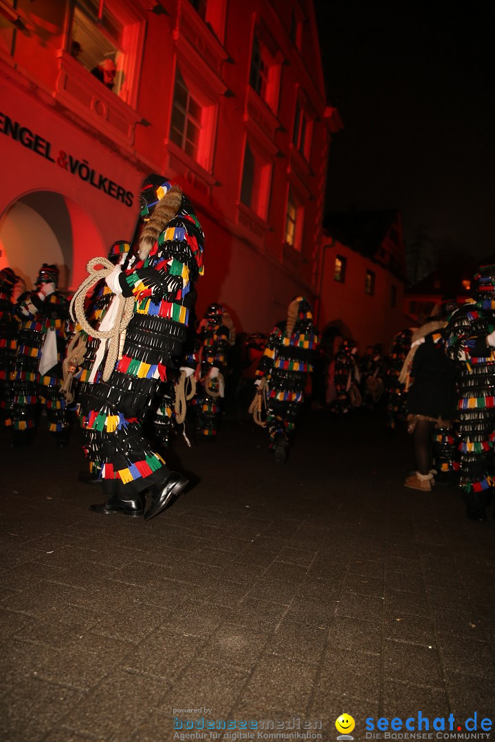 Narrentag des Viererbundes 2020: Nachtumzug in Ueberlingen, 25.01.2020