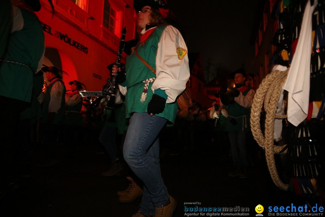 Narrentag des Viererbundes 2020: Nachtumzug in Ueberlingen, 25.01.2020