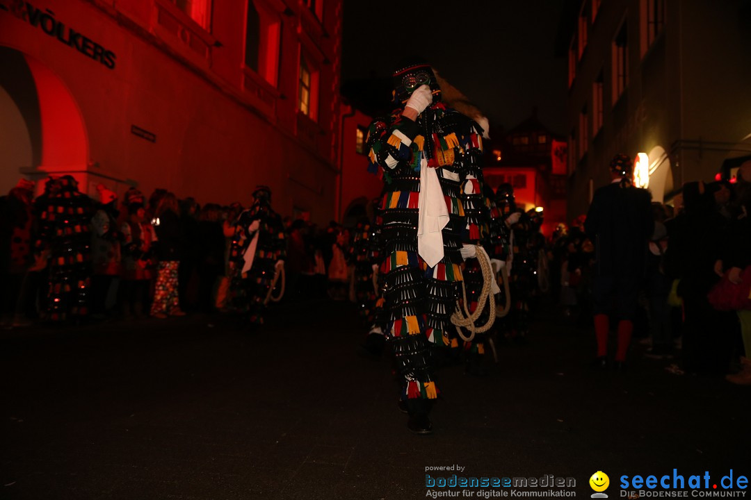 Narrentag des Viererbundes 2020: Nachtumzug in Ueberlingen, 25.01.2020