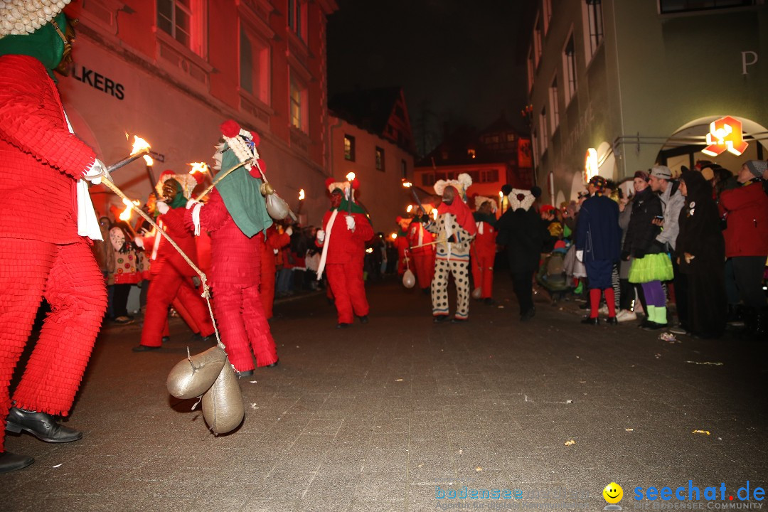 Narrentag des Viererbundes 2020: Nachtumzug in Ueberlingen, 25.01.2020