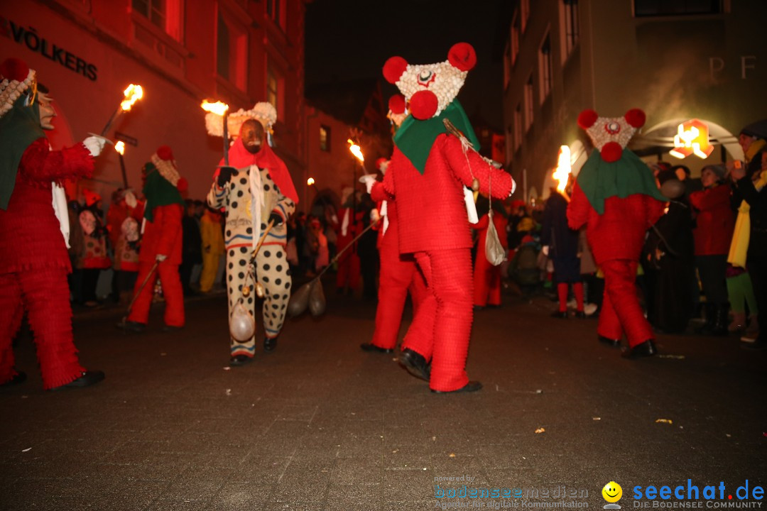 Narrentag des Viererbundes 2020: Nachtumzug in Ueberlingen, 25.01.2020