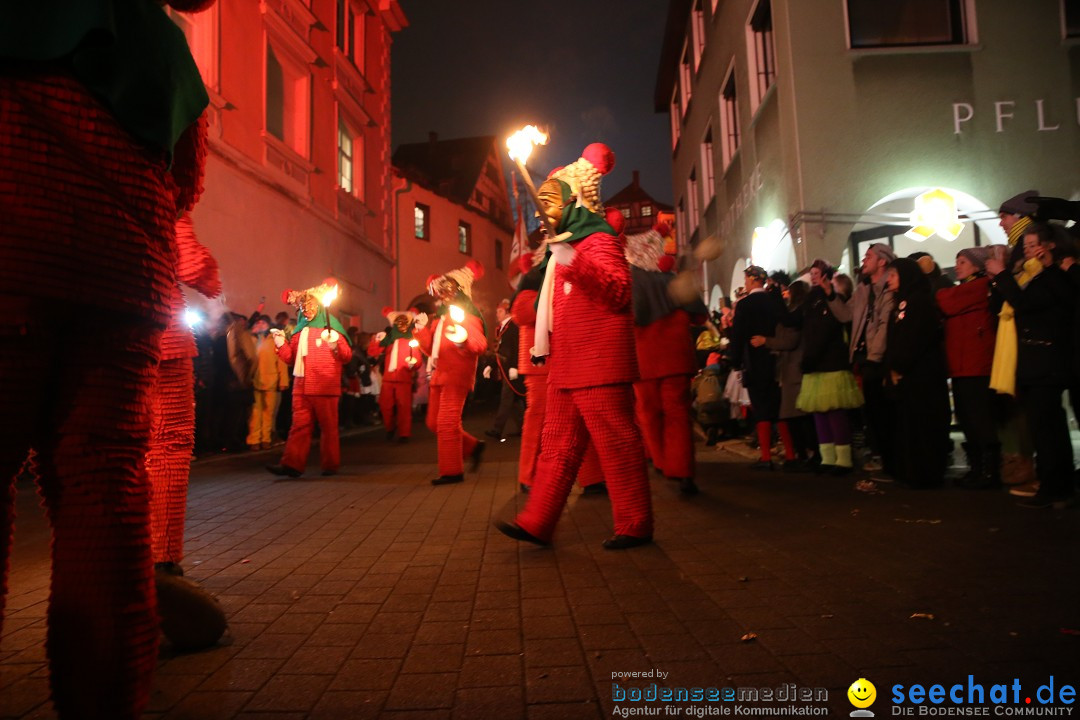 Narrentag des Viererbundes 2020: Nachtumzug in Ueberlingen, 25.01.2020