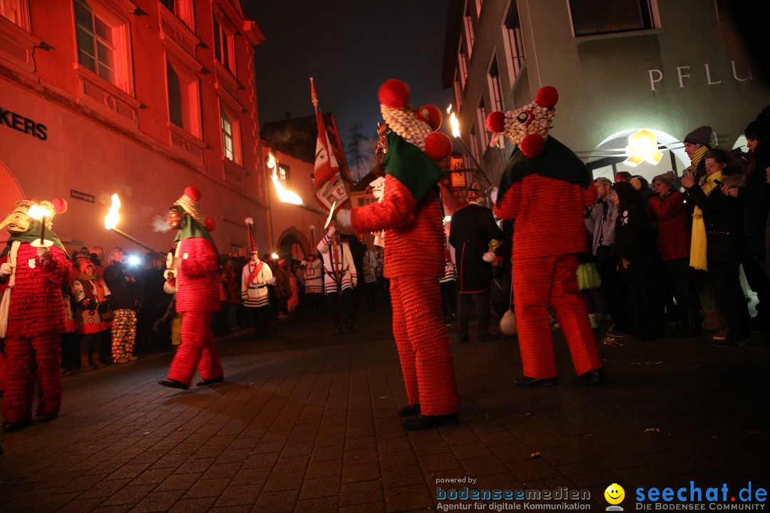 Narrentag des Viererbundes 2020: Nachtumzug in Ueberlingen, 25.01.2020