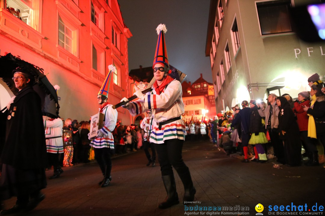 Narrentag des Viererbundes 2020: Nachtumzug in Ueberlingen, 25.01.2020