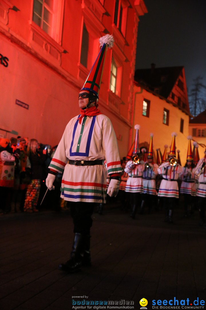 Narrentag des Viererbundes 2020: Nachtumzug in Ueberlingen, 25.01.2020