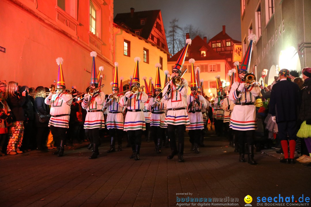 Narrentag des Viererbundes 2020: Nachtumzug in Ueberlingen, 25.01.2020