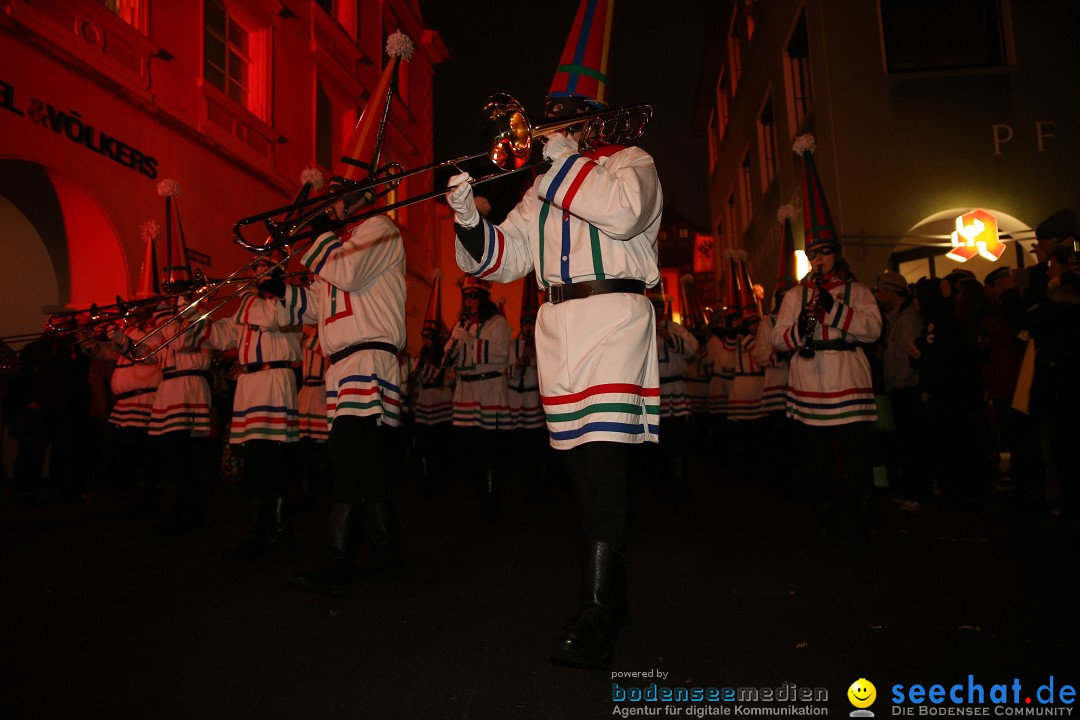 Narrentag des Viererbundes 2020: Nachtumzug in Ueberlingen, 25.01.2020