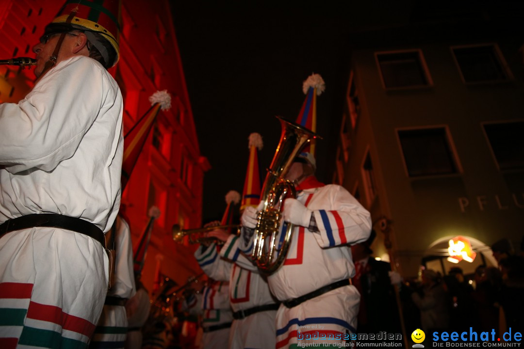 Narrentag des Viererbundes 2020: Nachtumzug in Ueberlingen, 25.01.2020